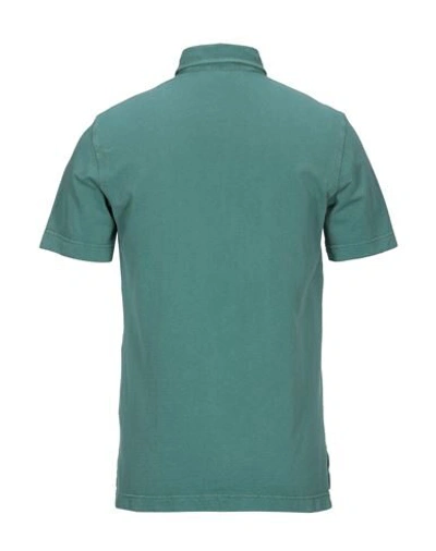 Shop Drumohr Man Polo Shirt Light Green Size Xl Cotton