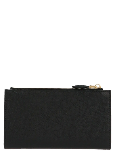 Shop Prada Women's Black Leather Wallet