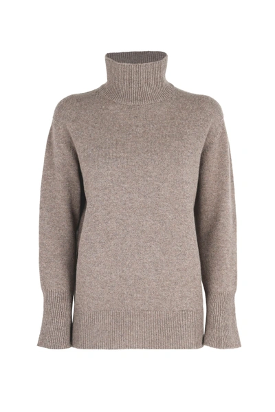 Shop Agnona Women's Brown Cashmere Sweater