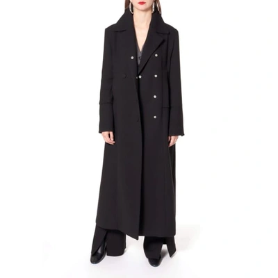 Shop Aggi Tilda Designer Black Coat