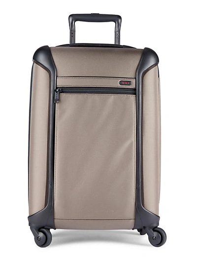 Shop Tumi International 22-inch Carry-on Suitcase In Dark Taupe
