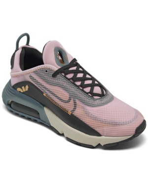 Nike Women S Air Max 90 Casual Sneakers From Finish Line In Pink Modesens