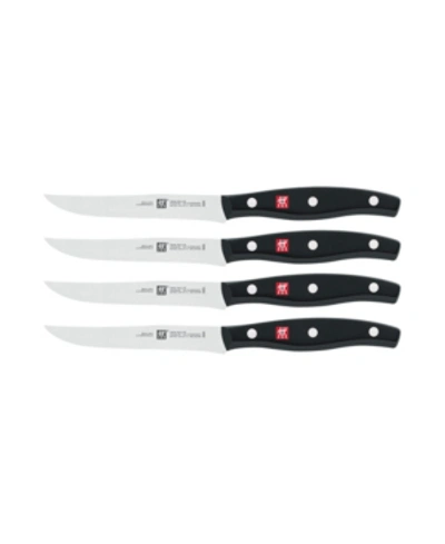 J.a. Henckels Twin Signature 4 Piece Steak Knife Set In Black