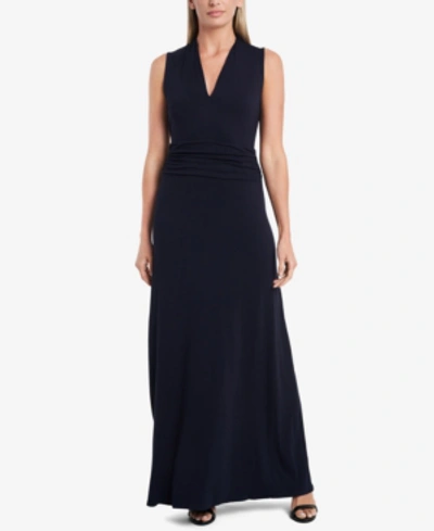 Shop Vince Camuto Petite Sleeveless Maxi Dress In Classic Navy