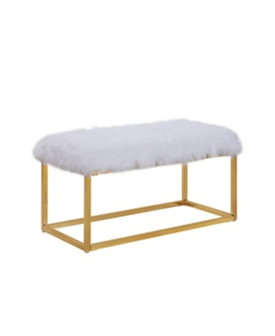 Shop Chic Home Marilyn Bench In White