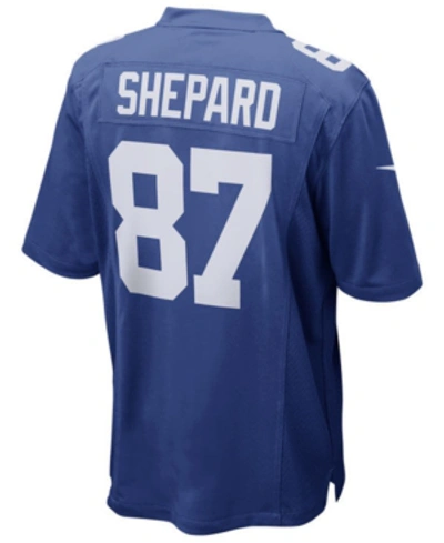 Shop Nike Men's Sterling Shepard New York Giants Game Jersey In Blue