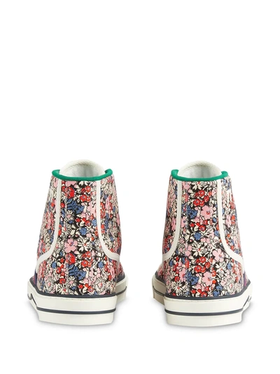 Shop Gucci Tennis 1977 High-top Sneakers In Multicolour