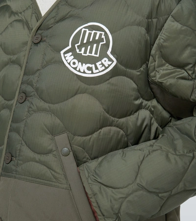 Shop Moncler Genius 2 Moncler 1952 X Undefeated Iskar Quilted Jacket In Green