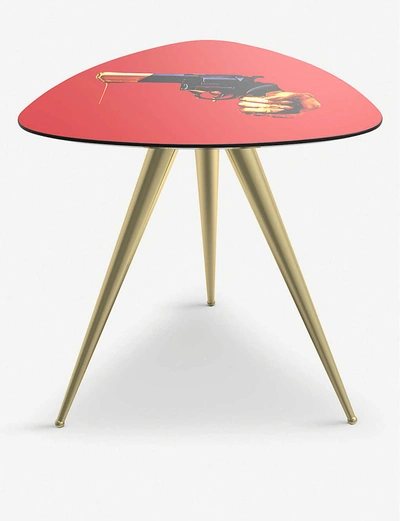 Seletti Revolver Wooden Side Table 48cm