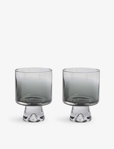 Shop Tom Dixon Tank Low-ball Glasses Set Of Two