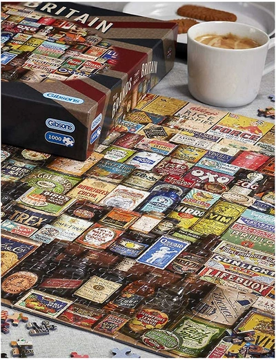 Shop Puzzles Gibsons The Brands That Built Britain 1000-piece Jigsaw Puzzle