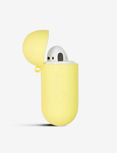 Shop Mintapple Lemon Sherbet Premium Silicone Airpods Case