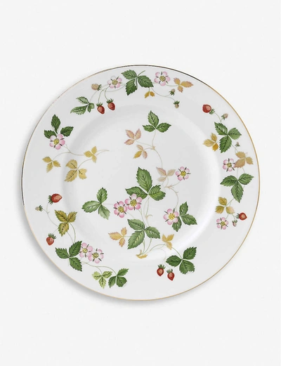 Wedgwood Wild Strawberry Floral-pattern Bone-china Plate 27cm