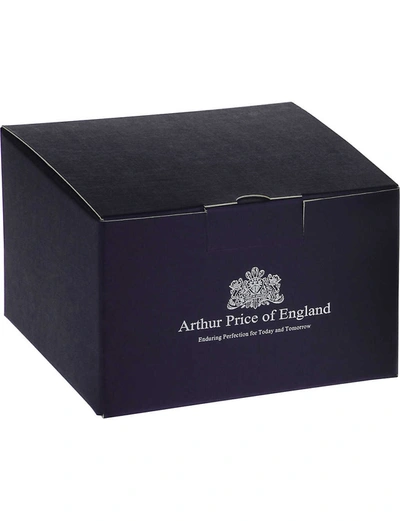 Arthur Price Embossed Silver-plated 36cm-round Tray