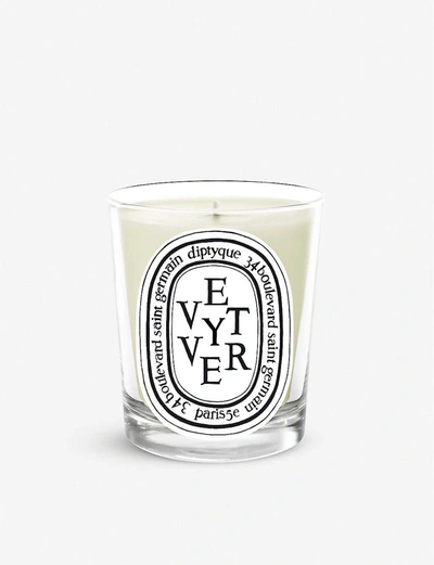 Shop Diptyque Vetyver Scented Candle In Na