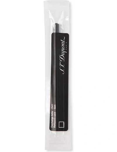 Shop S.t.dupont Ballpoint Pen Refill In Medium Black