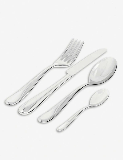 Alessi Nuovo Milano 24 Piece Cutlery Set In Steel