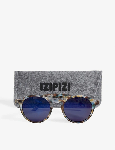Shop Izipizi Sun & Sun Reading #d Tortoiseshell Round-frame Sunglasses +0.00