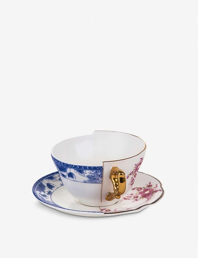 Shop Seletti Zenobia Hybrid Porcelain Teacup And Saucer
