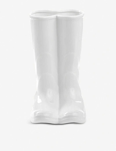 Seletti Porcelain Rain Boots Umbrella Stand 36cm