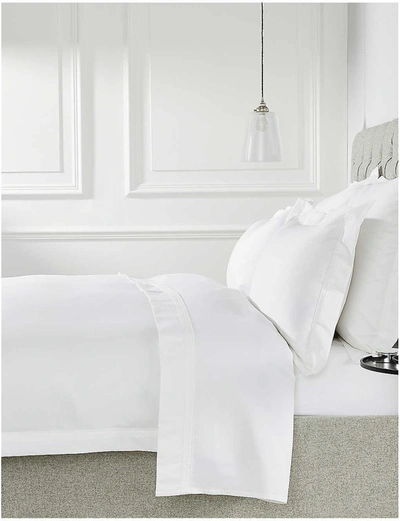 The White Company Cavendish Egyptian Cotton Single Duvet Cover 140x200cm In  White | ModeSens