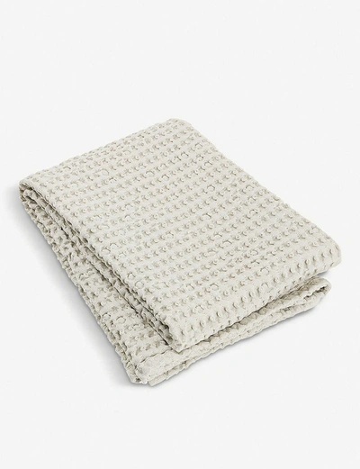 Shop Blomus Caro Waffle-knit Cotton Bath Towel 140x70cm