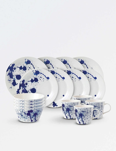 Shop Royal Doulton Pacific Splash Porcelain 16-piece Dinner Set