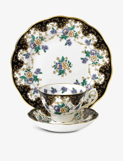 Royal Albert 100 Years 1910 3-piece Set, Teacup Saucer & Plate -duchess