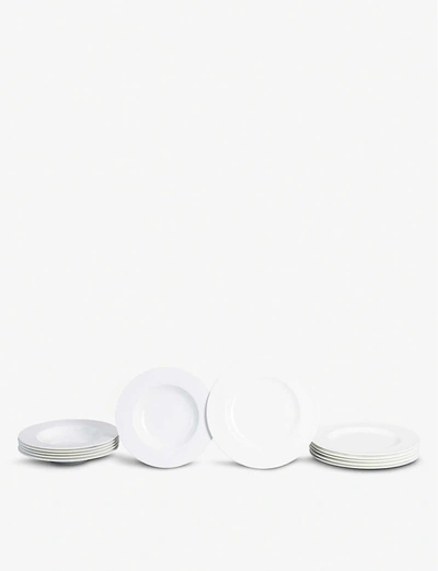 Shop Villeroy & Boch White Royal Porcelain Plate 12-piece Set