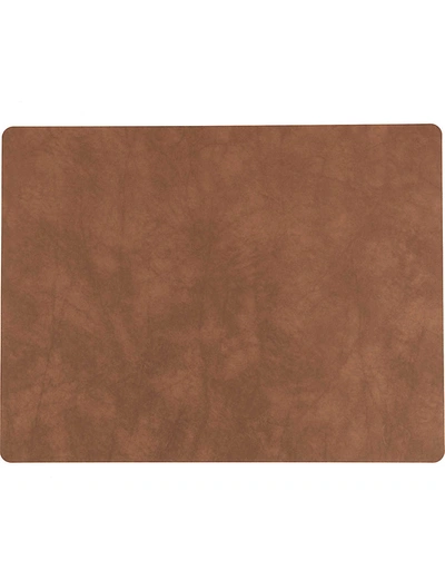 Shop Lind Dna Square Leather Table Mat