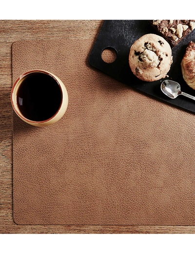 Lind Dna Square Leather Table Mat