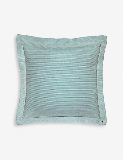 Shop Ralph Lauren Home Evergreen Oxford Square Cotton Oxford Pillowcase 65x65cm
