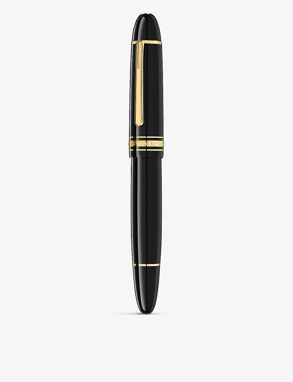 Montblanc Meisterstück Legrand 14ct Gold-coated Precious Resin Fountain Pen  | ModeSens