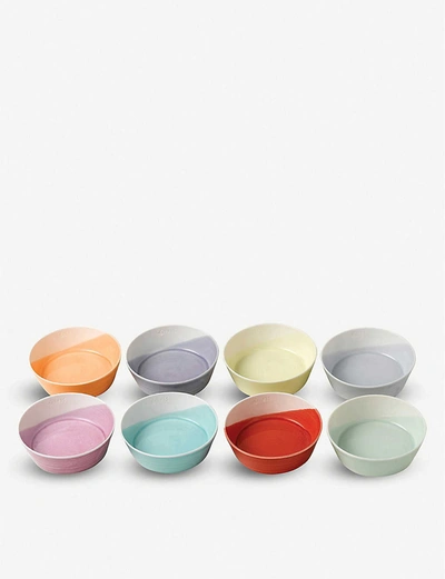 Royal Doulton 1815 Bright Colours Porcelain Tapas Dishes Set Of 8