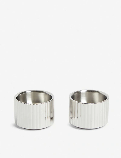 Georg Jensen Bernadotte Set Of Two Stainless Steel Egg Cups 3.3cm | ModeSens