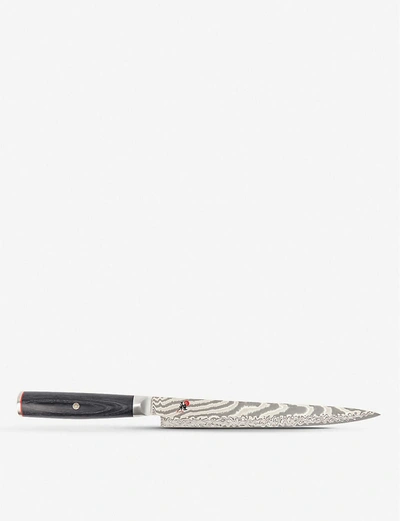 Shop Miyabi Silver And Black 5000 Fcd Knife 13cm