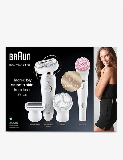 Shop Braun Silk-épil 9 Flex 9100 Beauty Set Wet & Dry