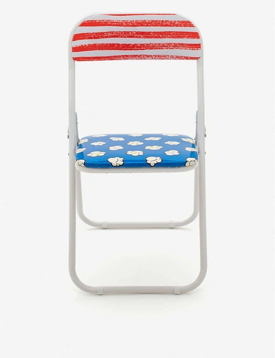 Shop Seletti None Blow Metal And Pvc Folding Chair 46cm