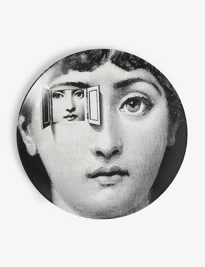 Shop Fornasetti Printed Porcelain Wall Plate 26cm
