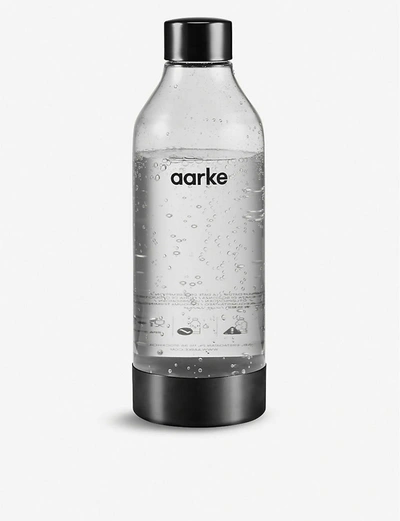 Shop Aarke Black Chrome Plastic Water Bottle 1l