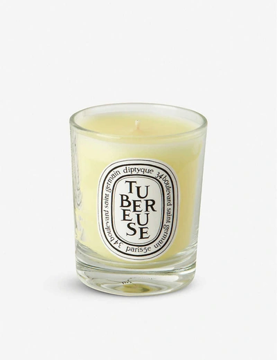 Shop Diptyque Tuberose Mini Scented Candle In Na
