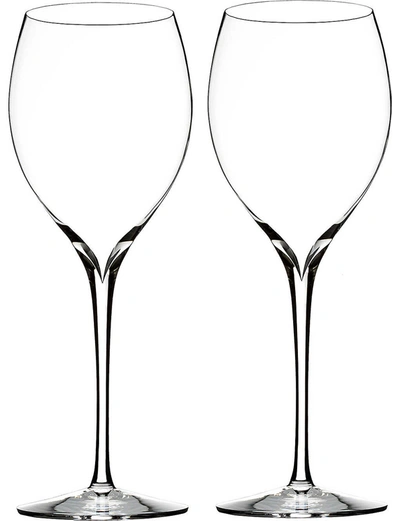 Shop Waterford Elegance Chardonnay Wine Glasses Set Of Two