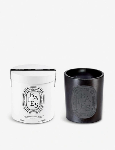 Shop Diptyque Baies Noir Scented Candle 1.5kg In Na