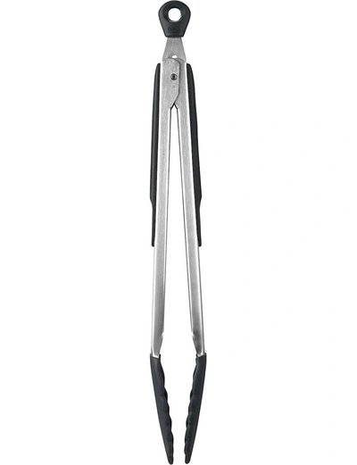 Shop Oxo Good Grips Polished Stainless-steel And Silicone Tongs