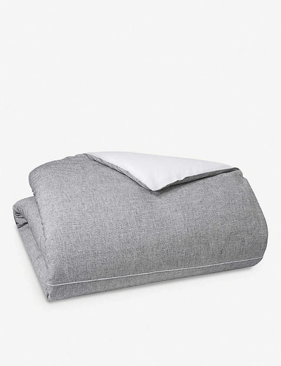 makkelijk te gebruiken Kreet onze Hugo Boss Sense Cotton And Modal-blend Double Duvet Cover 240cm X 220cm In  Grey | ModeSens