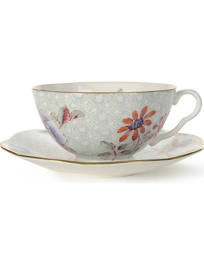 Shop Wedgwood Cuckoo Teacup And Saucer Green