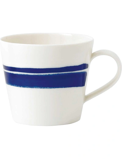 Shop Royal Doulton White And Blue Pacific Brush Mug 9cm
