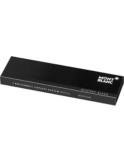 Shop Montblanc Rollerball Capless System Refill (m) Mystery Black