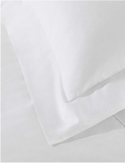 Shop The White Company White Essentials Egyptian-cotton Standard Pillowcase 50x75cm