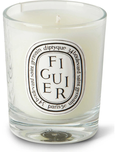 Shop Diptyque Figuier Mini Scented Candle In Na